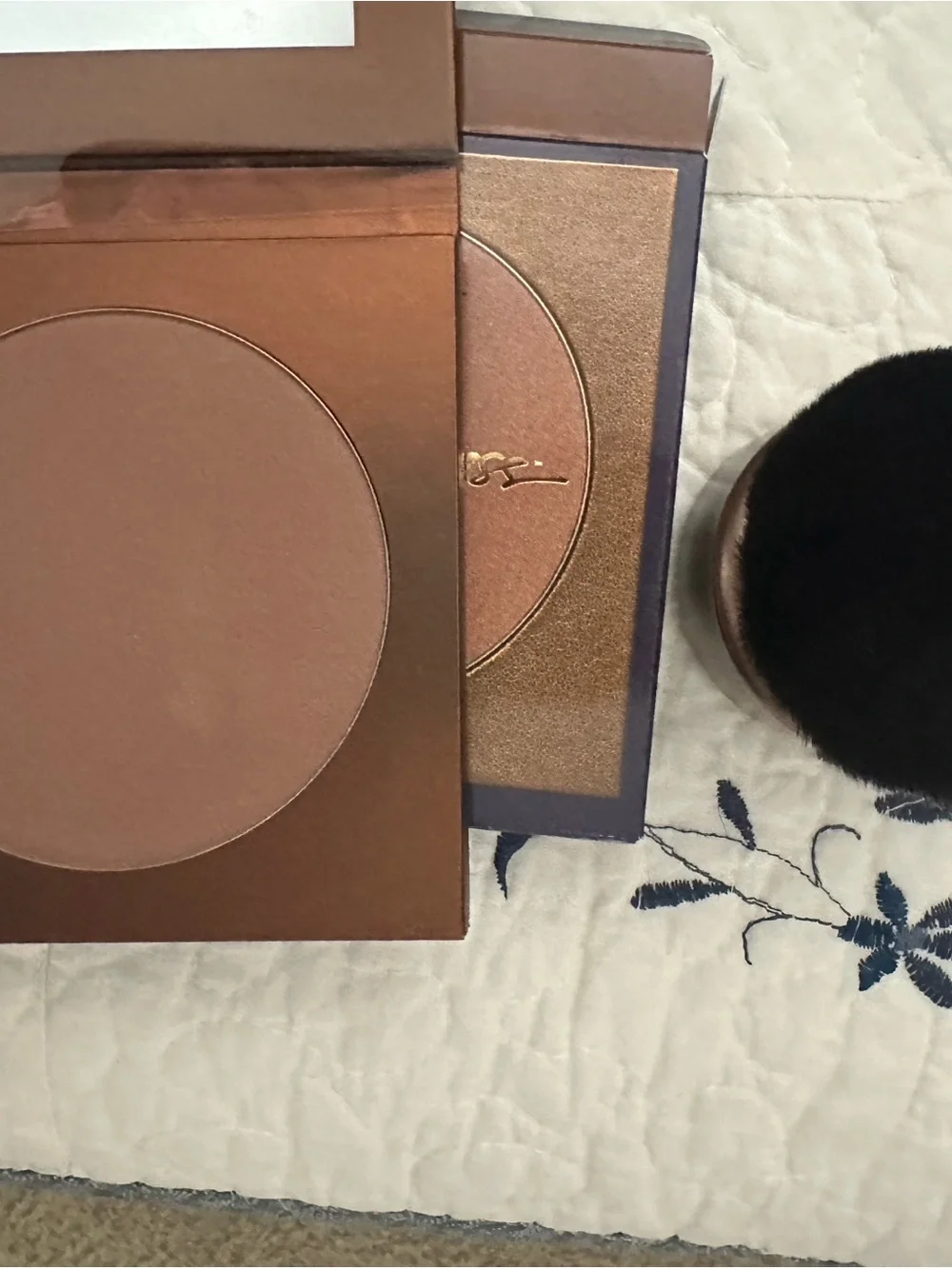 tarte Park Avenue Princess face/body bronzer in tan/deepDuo with Kabuki Brush